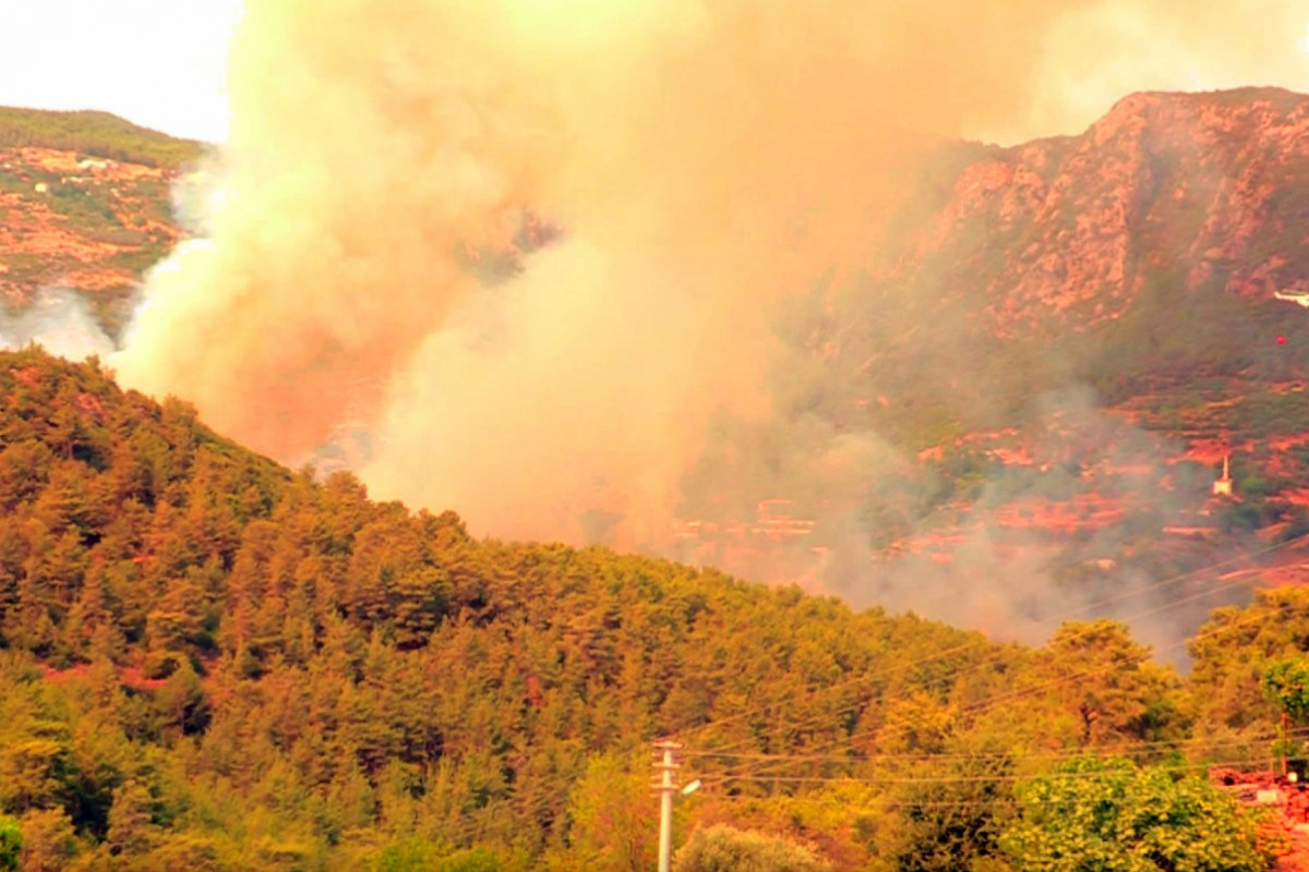 Alanya&#039;da orman yangını kontrol altına alındı