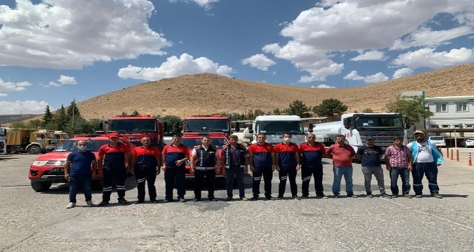 Mardin’den yangına müdahale için Manavgat’a takviye ekip gönderildi