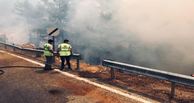 Sincan Belediyesi yangın bölgesine yardımlara devam ediyor