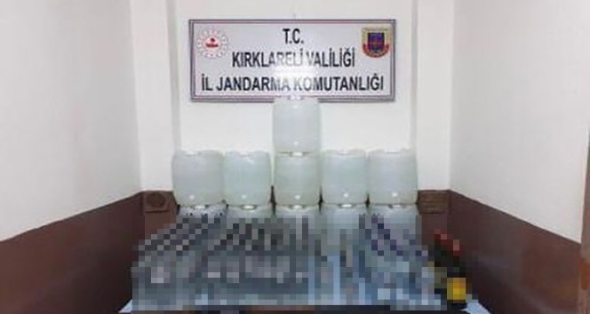 Kırklareli merkezli üç ilde sahte içki operasyonu: 1 ton 152 litre sahte içki ele geçirildi