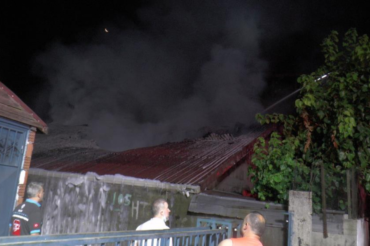 Beykoz&#039;da cam atölyesinde korkutan yangın