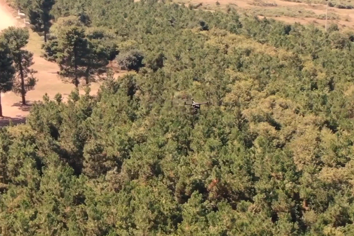 Kocaeli’de ormanlık alanlar drone ile denetleniyor
