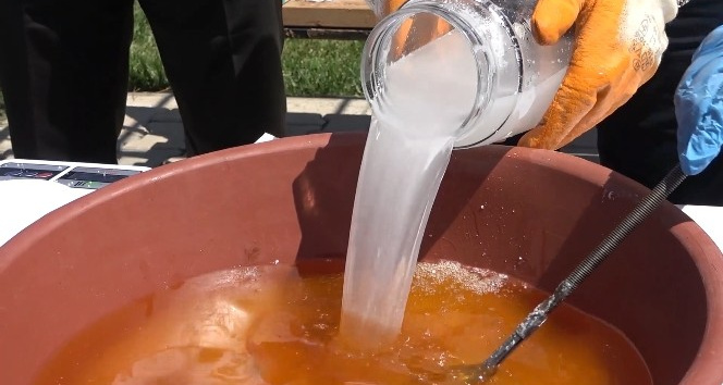 Atık yağlar çörek otlu sabuna dönüşüyor