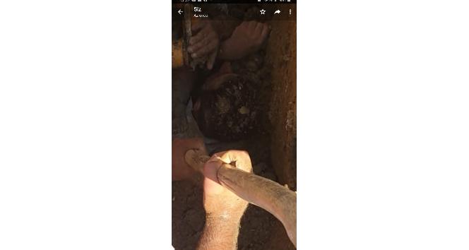 Göçük altında kalan işçi hayata böyle baktı