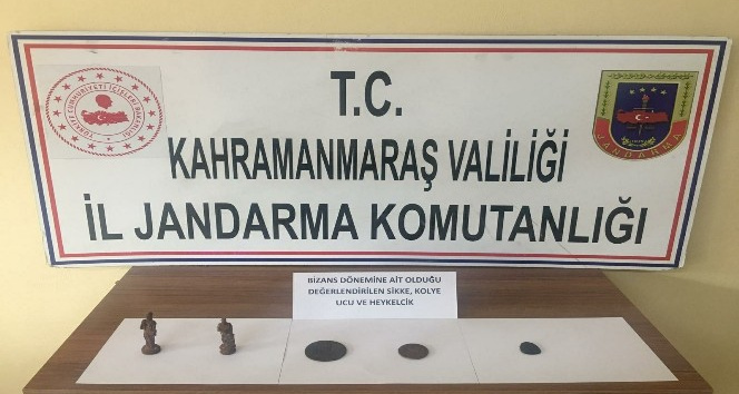 Kahramanmaraş’ta tarihi eser kaçakçılığı