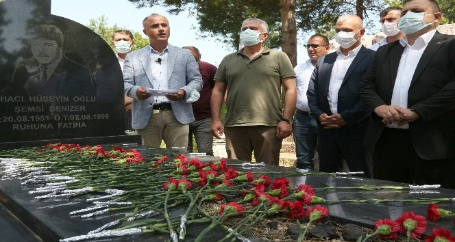 GMİS Eski Genel Başkanı Şemsi Denizer, mezarı başında anıldı