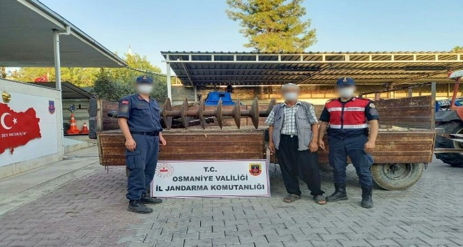 Osmaniye’de bağ ve bahçeden hırsızlık yapan zanlı yakalandı
