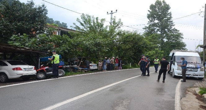 Ordu’da trafik kazası: 2 yaralı