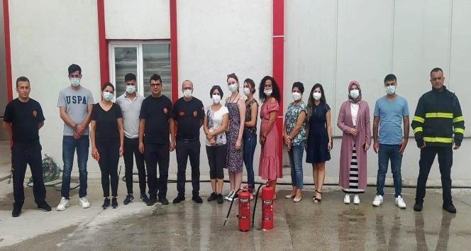İtfaiyeden kurumlara eğitim