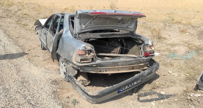 Takla atan otomobilin sürücüsü hayatını kaybetti