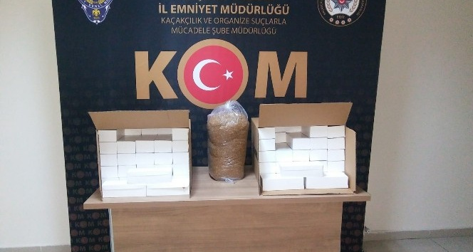 Nevşehir’de 20 bin adet makaron ele geçirildi