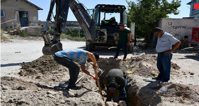 İscehisar ilçesinde doğalgaz çalışmaları başladı