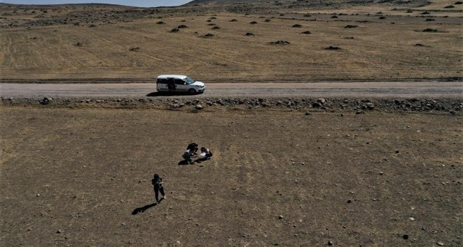 Iğdır’da arazi desteklemesi çalışmaları “Drone” yardımıyla yapılıyor