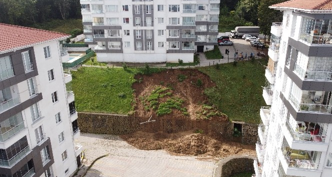 Ordu’da heyelan nedeniyle boşaltılan 96 daireli sitede son durum