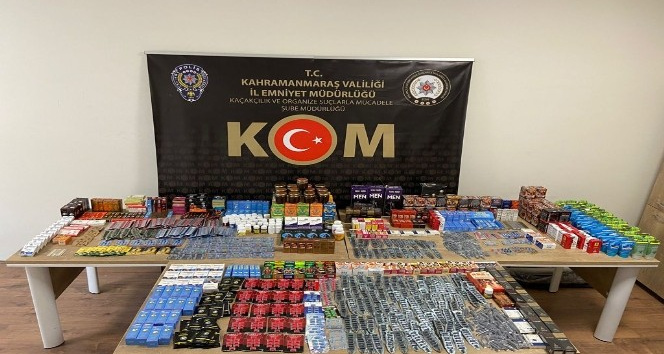 Kahramanmaraş’ta cinsel içerikli ürün operasyonu