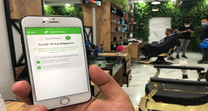 Bu kuaförde 2 doz aşı olana cilt bakımı ücretsiz