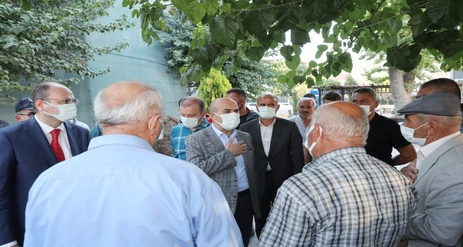 Vali Demirtaş, Derik ve Mazıdağı ilçelerinde incelemelerde bulundu