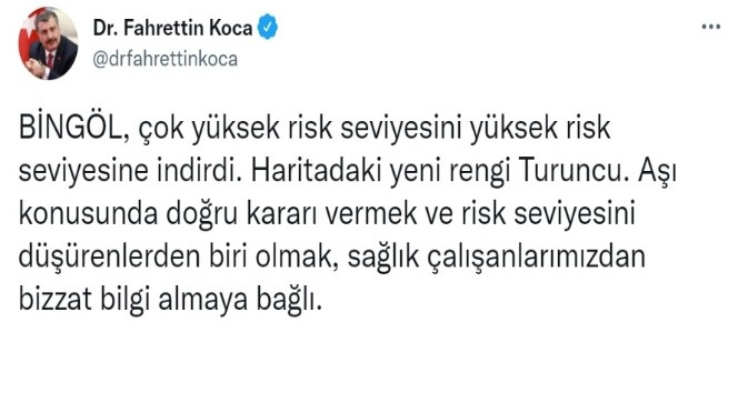 Bingöl’de aşılama oranı artıyor