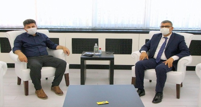 Emniyet  Müdürü Kurt,  Rektör Karacoşkun’la bir araya geldi