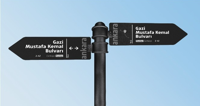 Ankara’nın yeni tabelaları için Başkent Mobil uygulamasından oylama başlatıldı