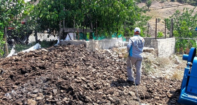 Kahramanmaraş’ta zararlılarla mücadele çalışmaları devam ediyor