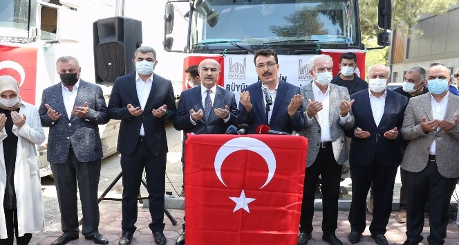 Mardin’den ihtiyaç malzemeleriyle dolu 17 tır Kastamonu’ya doğru yola çıktı