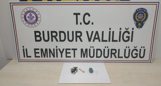 Burdur’da uyuşturucu operasyonuna 1 tutuklama