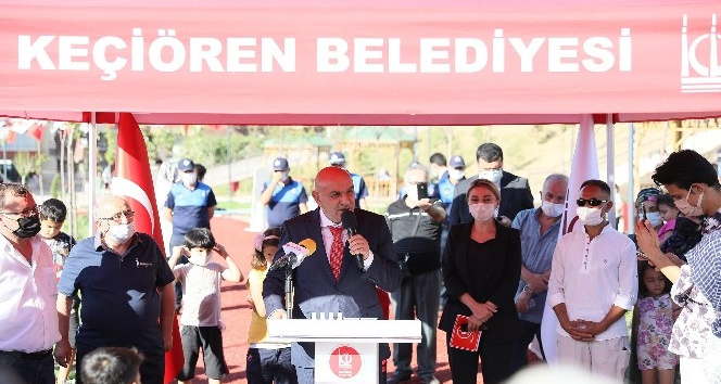 Keçiören’de devasa park hizmete açıldı