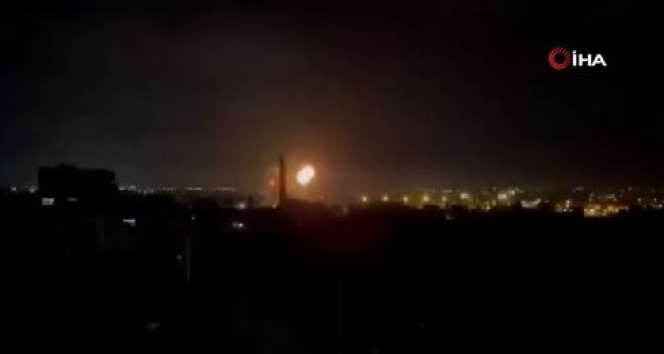 İsrail savaş uçaklarından Gazzeye hava saldırısı