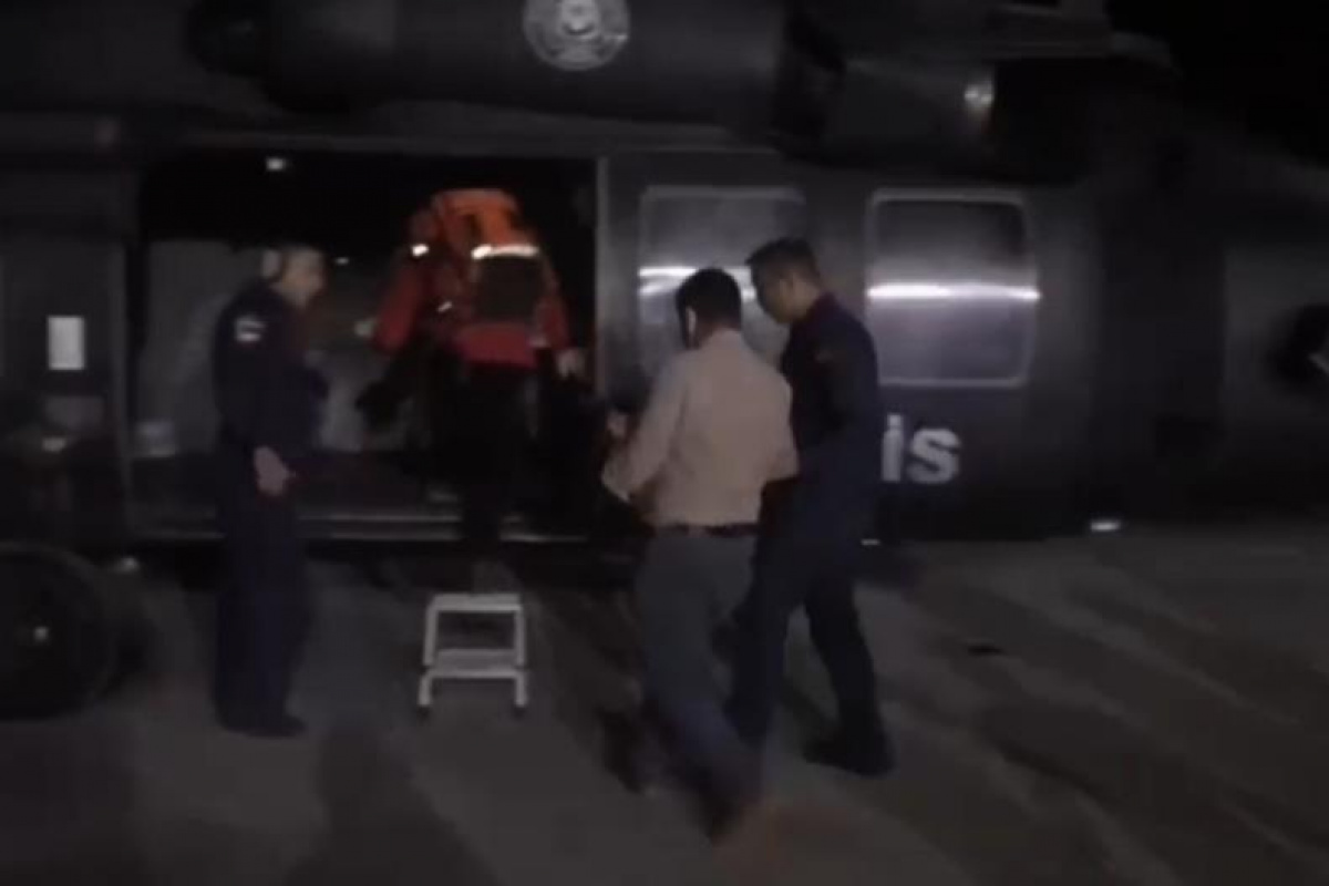 Polis helikopteri 2 yaşındaki bebek için havalandı
