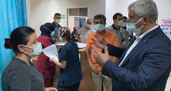Burdur Devlet Hastanesinde sağlık çalışanları darp edildi