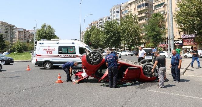 Kahramanmaraş’ta trafik kazası: 3 yaralı