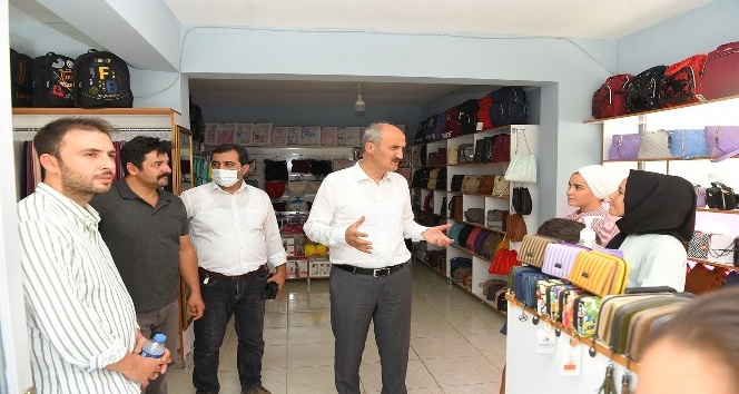 Başkan Okay’dan Ballıca mahallesine esnaf ziyareti