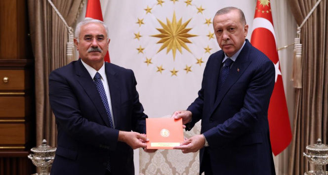 Cumhurbaşkanı Erdoğan, Yargıtay Başkanı Akarca ve Yargıtay Cumhuriyet Başsavcısı Şahini kabul etti