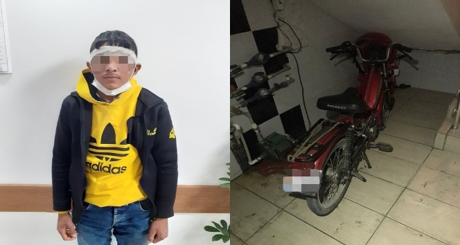 Osmaniye’de motosiklet çalan zanlı gözaltına alındı
