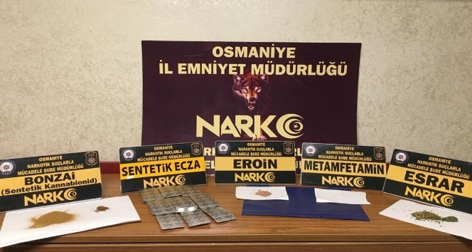 Osmaniye’de uyuşturucu operasyonlarına 4 tutuklama