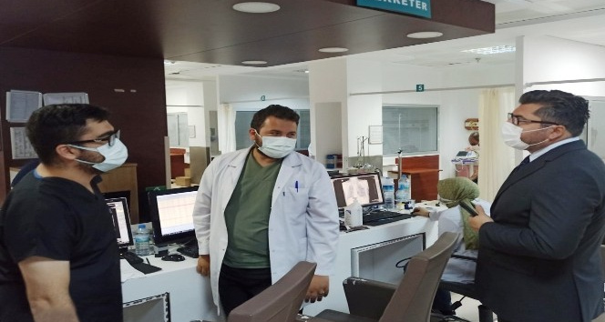 İl Sağlık Müdürü Bulut Acil Serviste incelemelerde bulundu