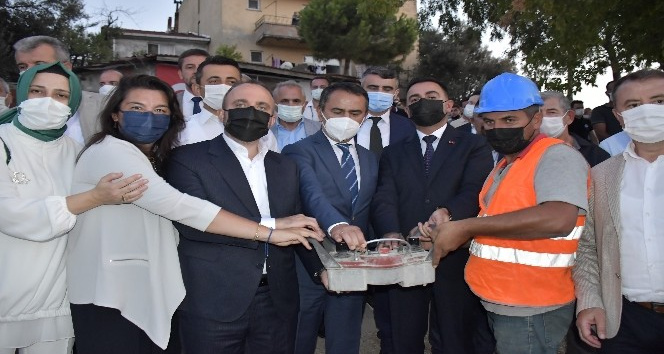 Bigalıların ev hayali için ilk harç döküldü