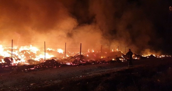Yalova’da çöplük alanda korkutan yangın