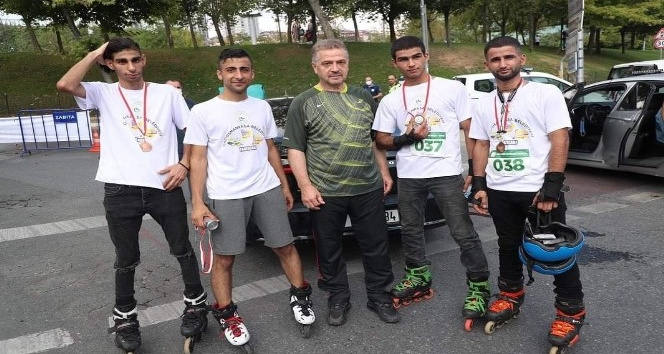 Gaziosmanpaşa’da paten, kaykay ve scooter yarışması