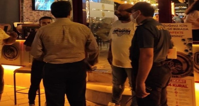 Nazilli’de barlar sokağı denetimi