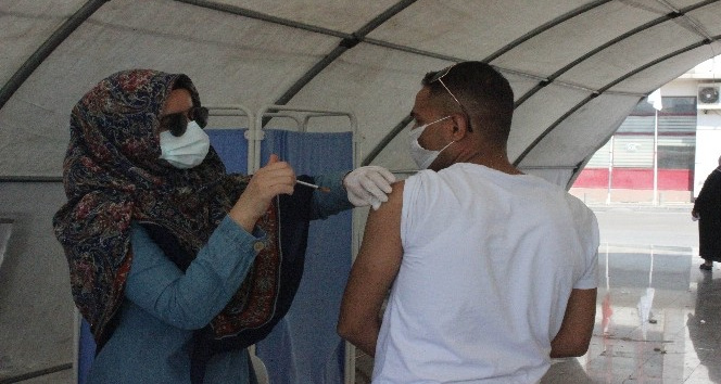 Kilis’te aşıya yoğun ilgi