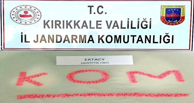 Kırıkkale’de 300 adet uyuşturucu hap ele geçirildi