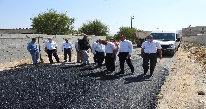 Köy yollarının yapımına hız verildi