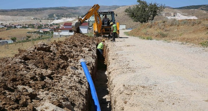 Elmadağ’a 110 kilometrelik içme suyu hattı döşeniyor