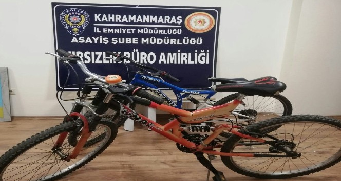Kahramanmaraş’ta bisiklet hırsızları tutuklandı