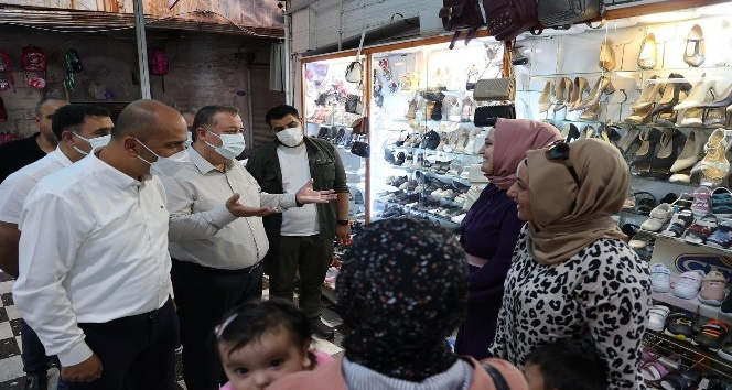 Esnaf ziyaretleri sürüyor