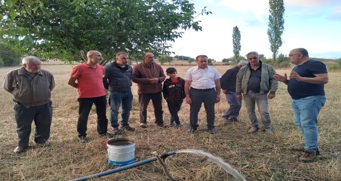 Tokat’ta köylülerin su sevinci