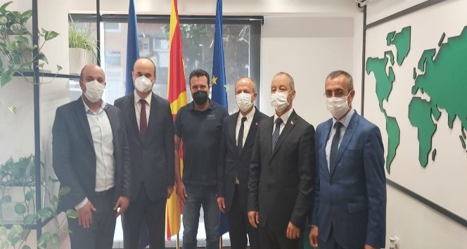 Vali Canalp, Kuzey Makedonya Başbakanı Zaev ile görüştü