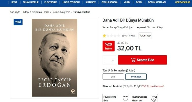 (Özel) Cumhurbaşkanı Erdoğan’ın kitabı 6 Eylül’de çıkıyor